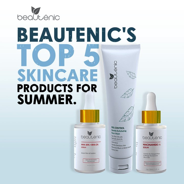 Beat The Heat - Beautenic's Top 5 Skincare Products For Summer - Beautenic