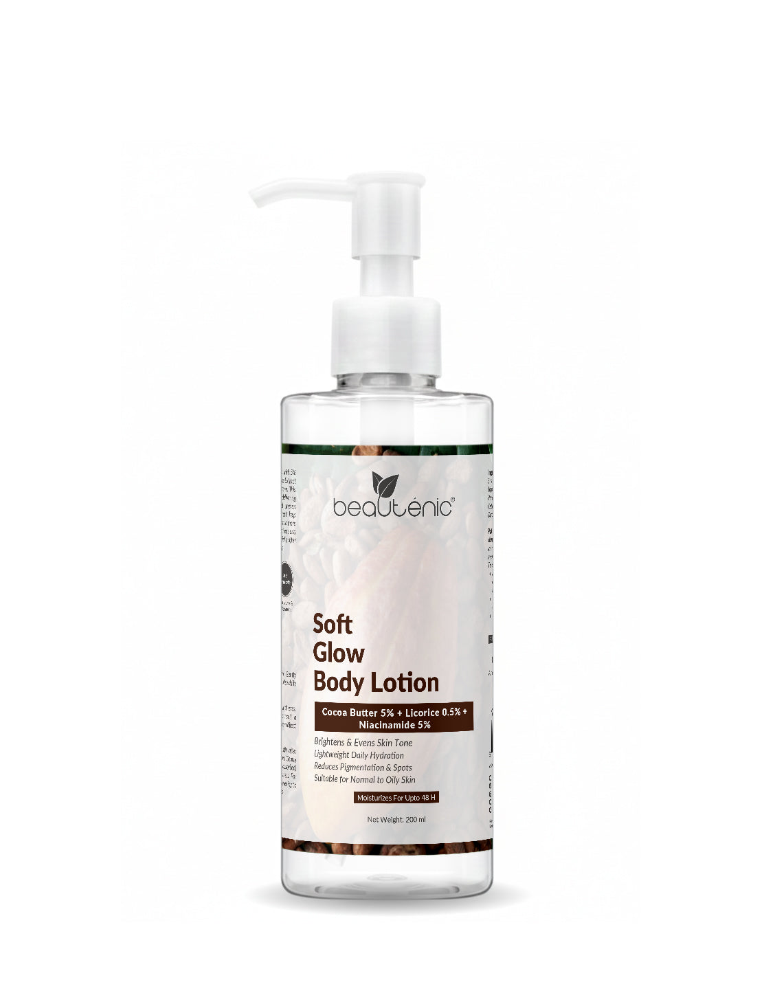 Soft Glow Body Lotion with Cocoa Butter & Niacinamide Beautenic Soft Glow Body Lotion with Cocoa Butter & Niacinamide Beautenic