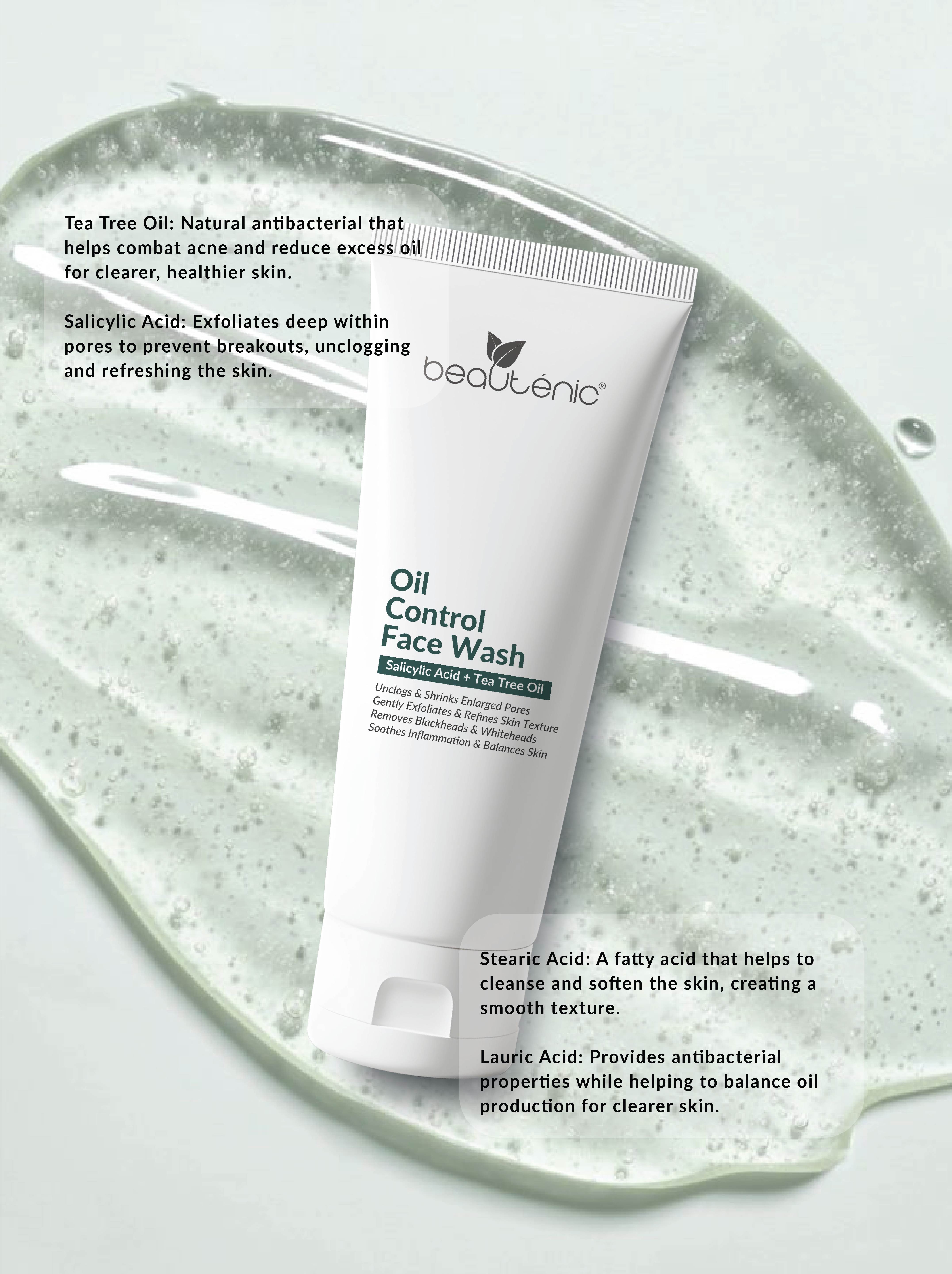 Oil Control Facewash - Tea Tree Oil with Salicylic Acid 2%