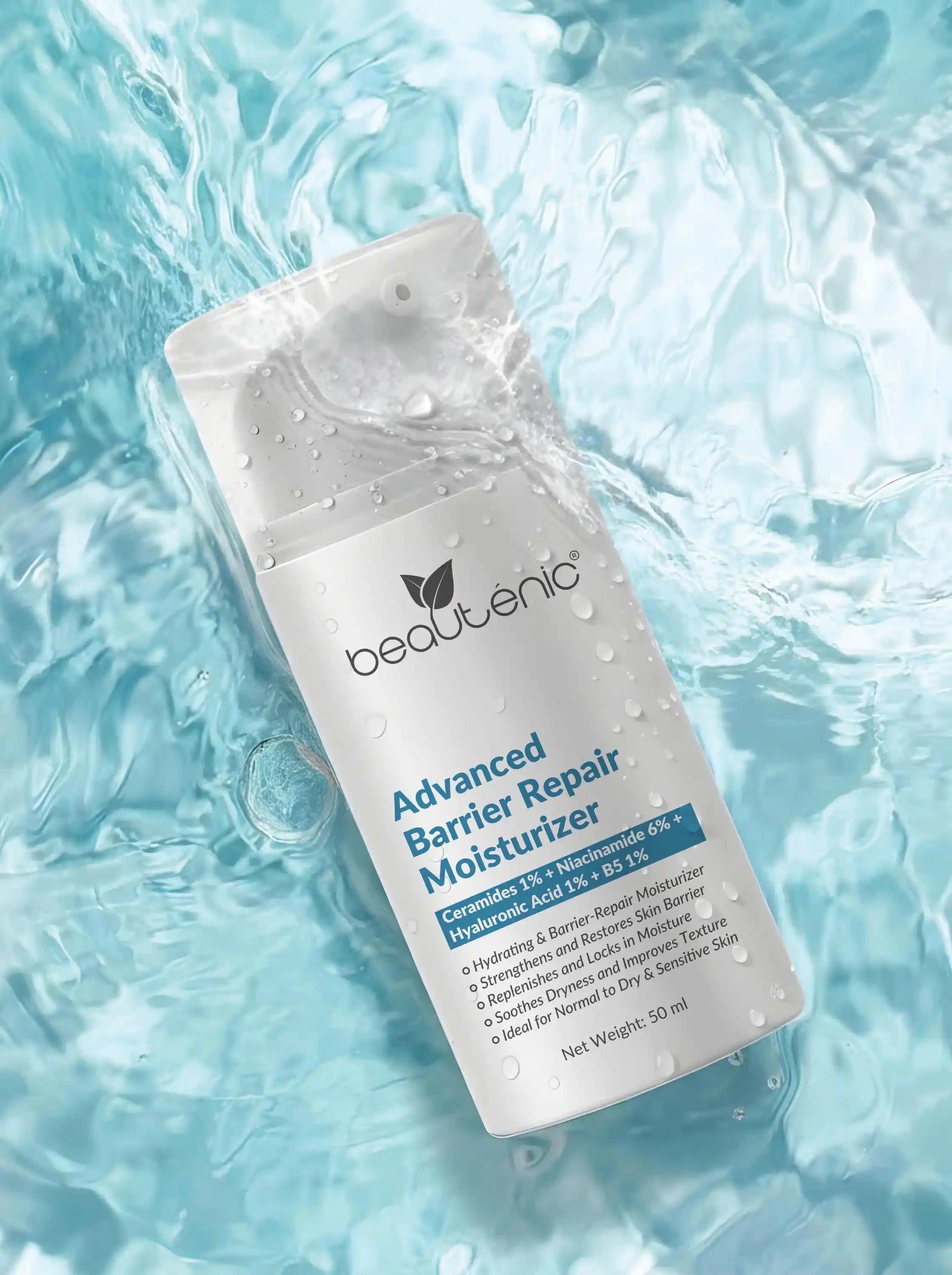 Advanced Barrier Repair Moisturizer (Ceramides 1% + Niacinamide 6% + Hyaluronic Acid 1% + Vitamin B5 1%)