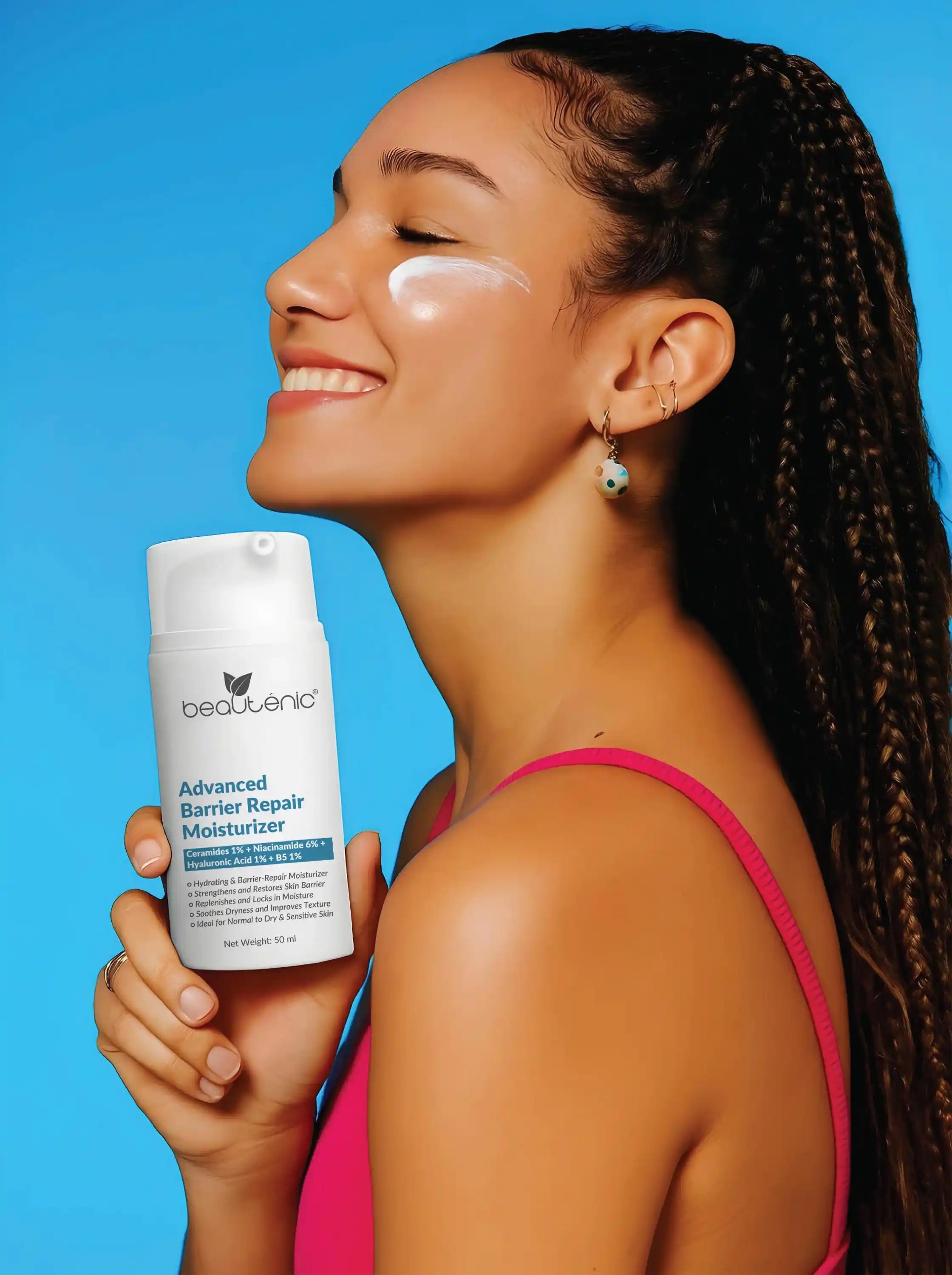 Advanced Barrier Repair Moisturizer (Ceramides 1% + Niacinamide 6% + Hyaluronic Acid 1% + Vitamin B5 1%)