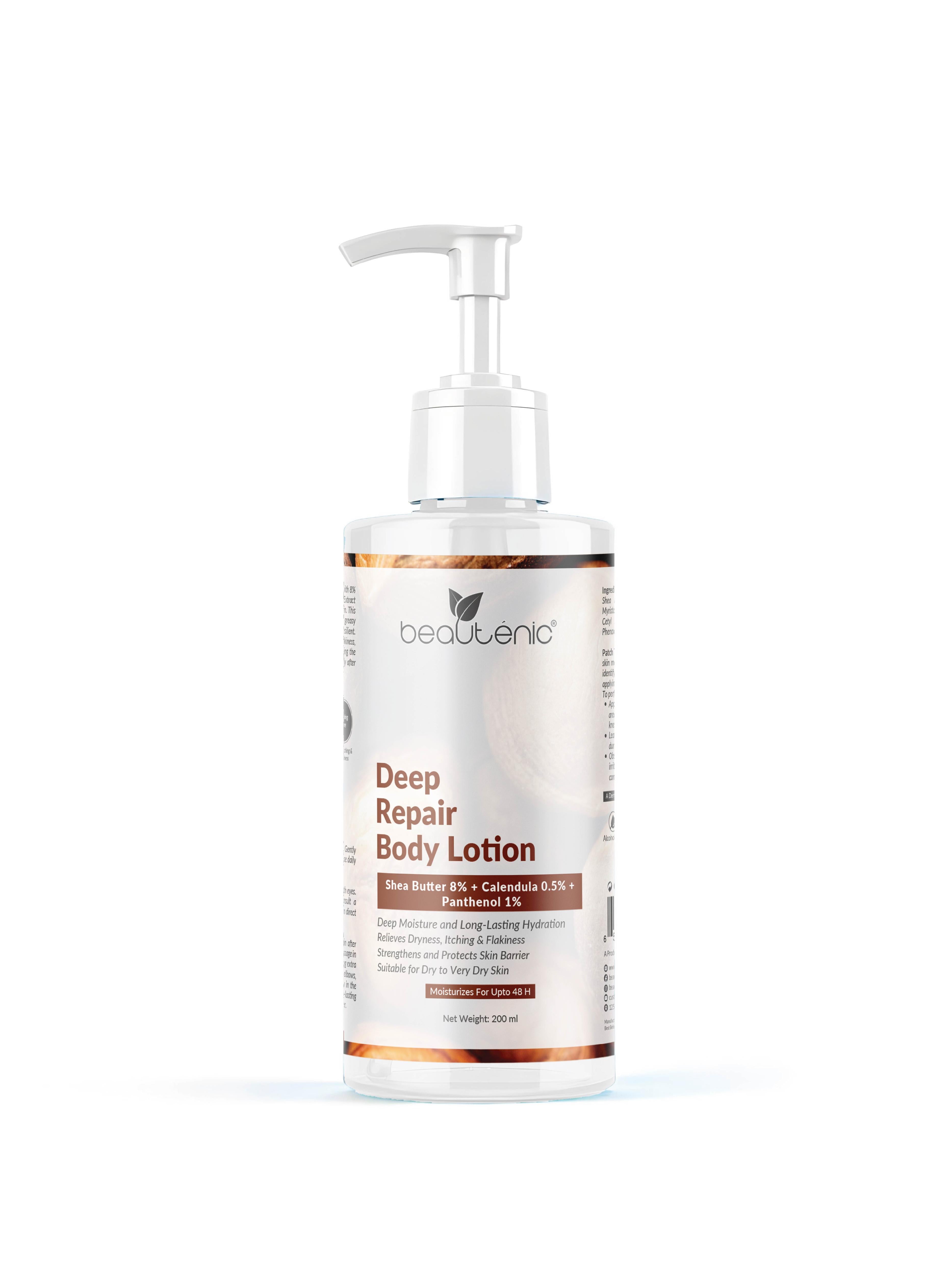 Deep Repair Body Lotion - (Shea Butter 8% + Calendula 0.5% + Panthenol 1%)