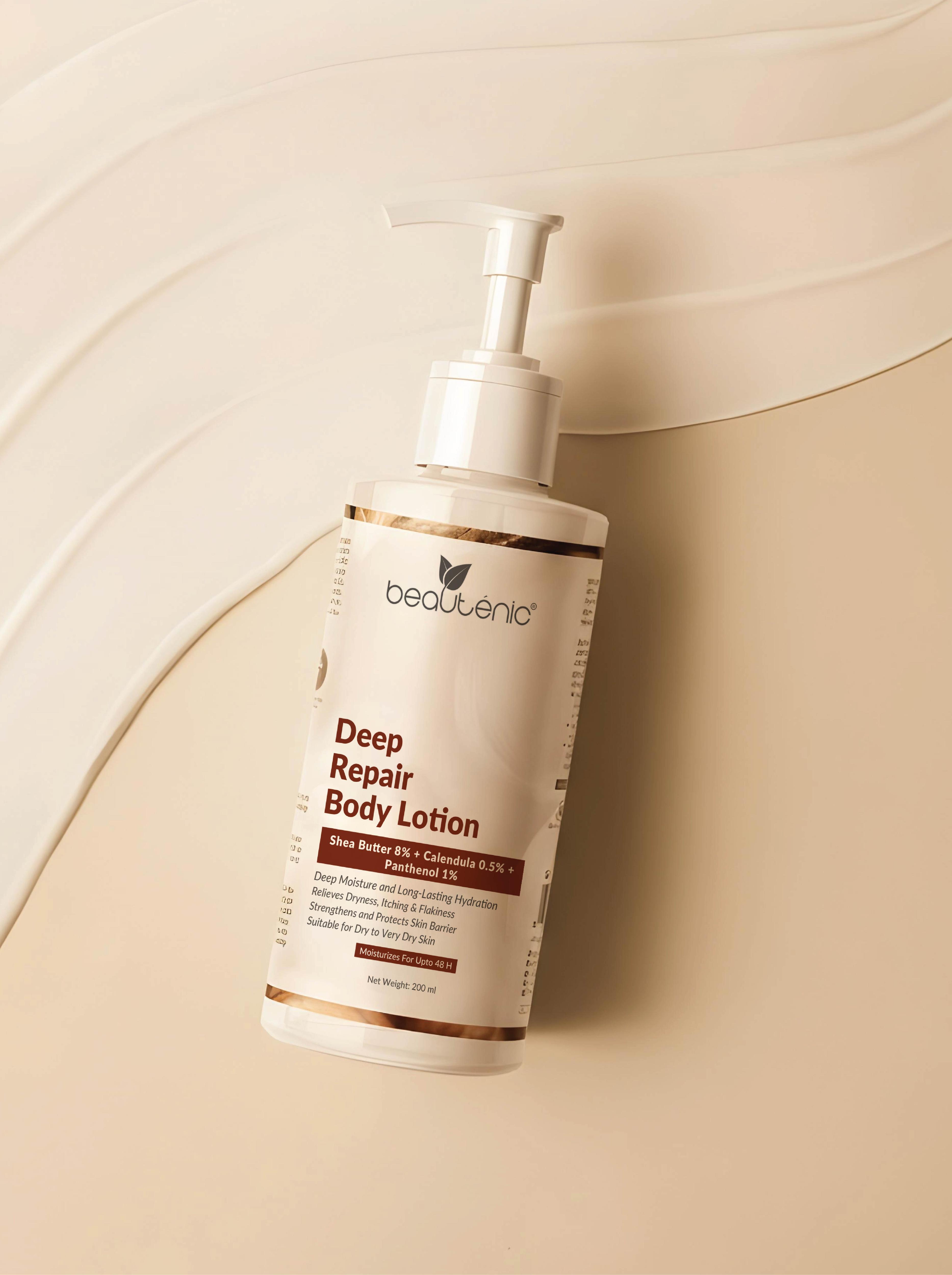 Deep Repair Body Lotion - (Shea Butter 8% + Calendula 0.5% + Panthenol 1%)