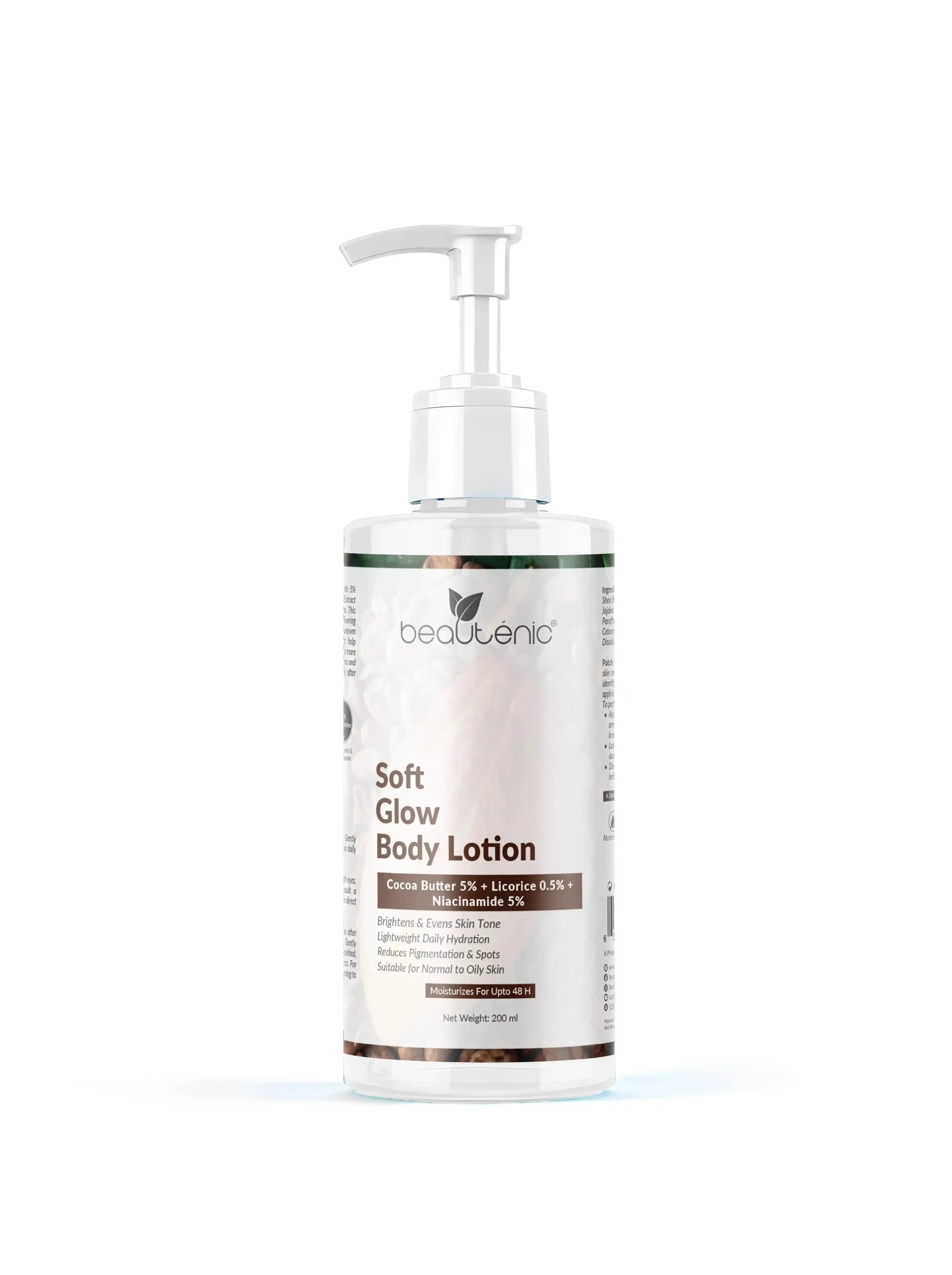 Soft Glow Body Lotion - Cocoa Butter 5% + Licorice 0.5% + Niacinamide 5%