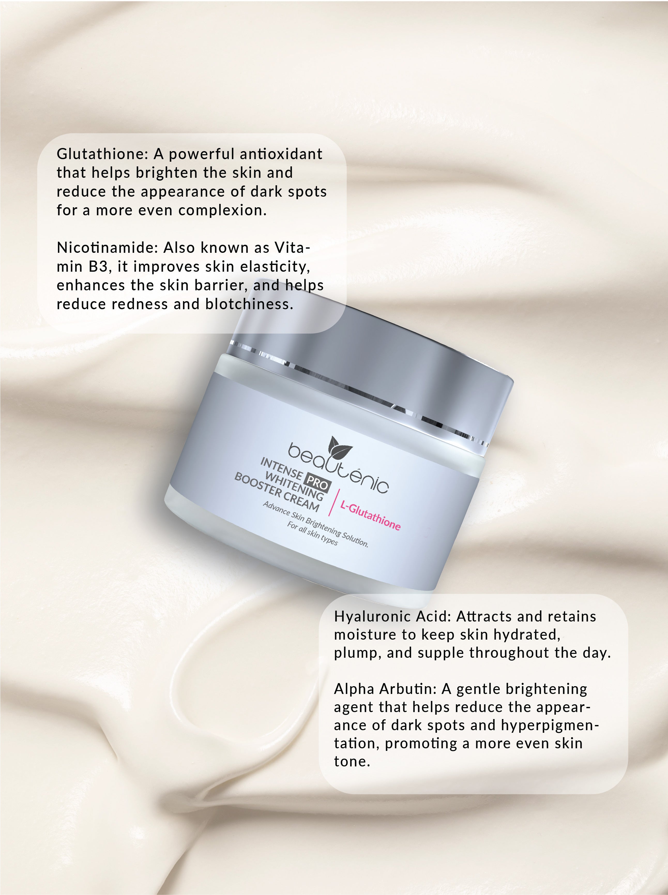 Whitening Booster Cream (L Glutathione)