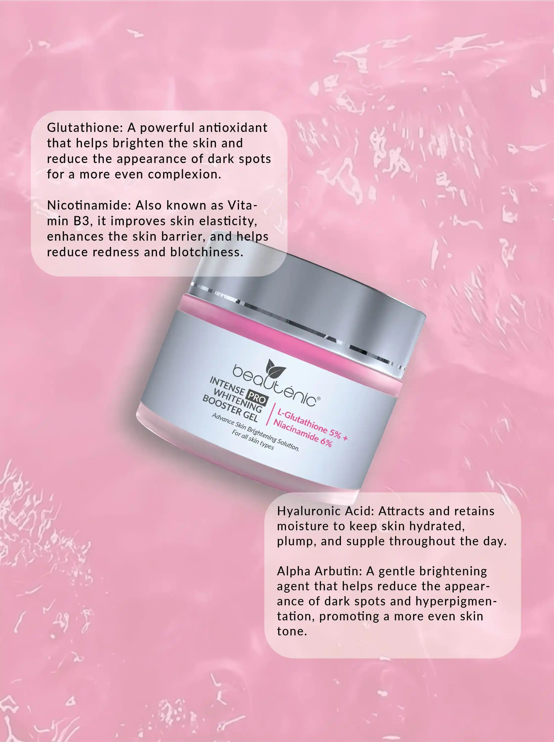 Buy Whitening Booster Gel Glutathione & Niacinamide Beautenic Buy Whitening Booster Gel Glutathione & Niacinamide Beautenic