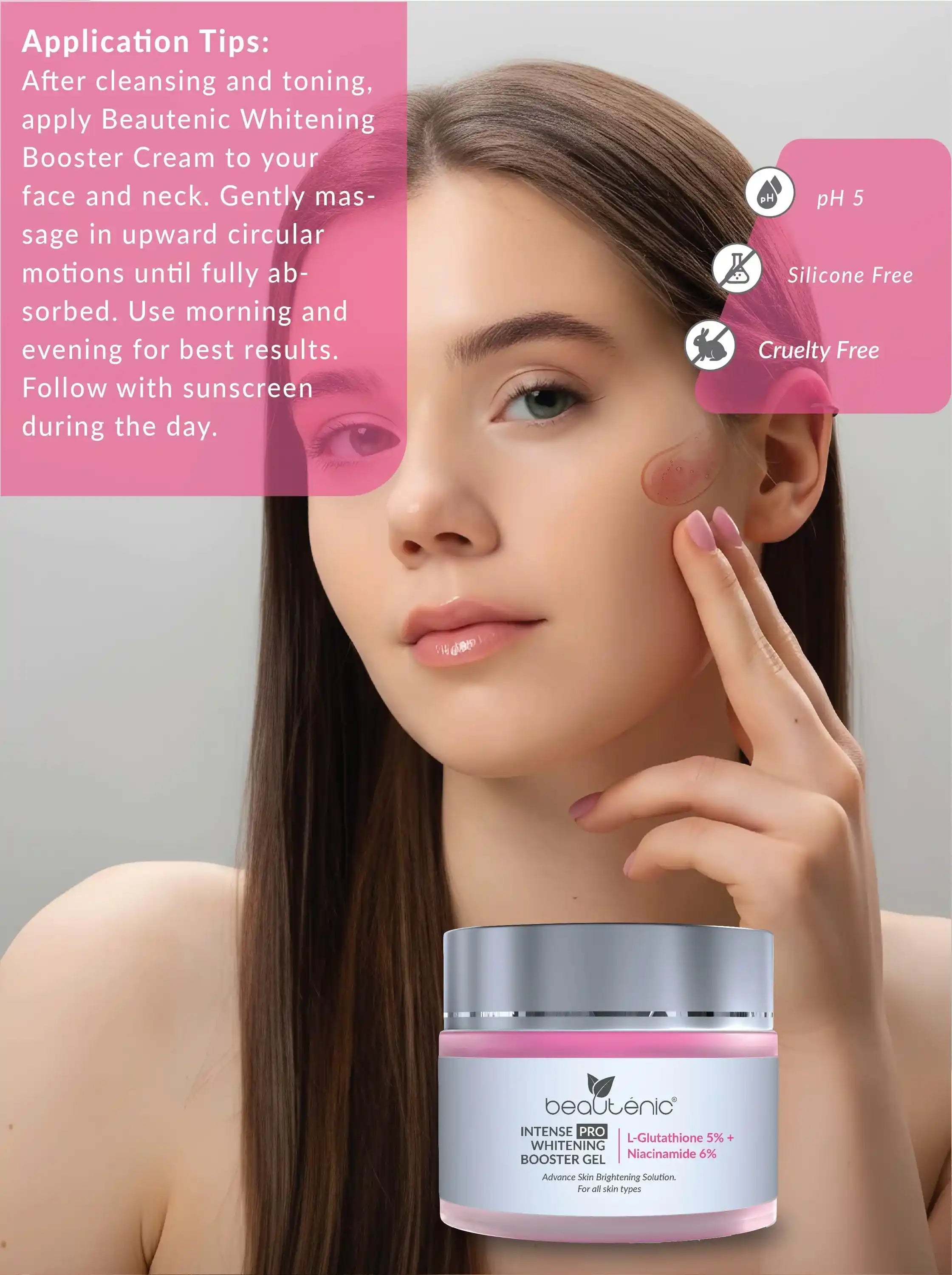 Buy Whitening Booster Gel Glutathione & Niacinamide Beautenic Buy Whitening Booster Gel Glutathione & Niacinamide Beautenic