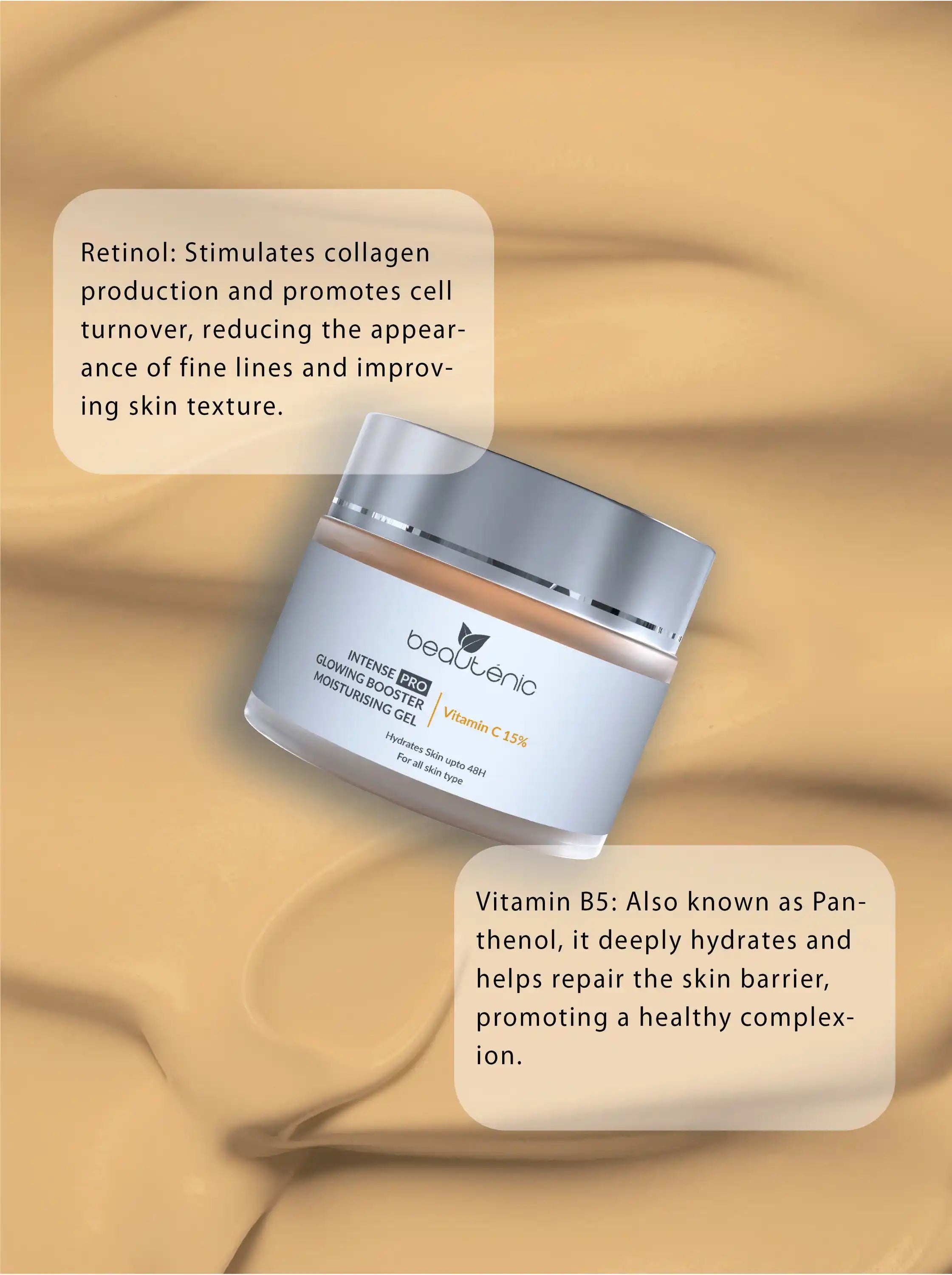 Intense Pro Glowing Booster Moisturising Gel - Vitamin C 15%