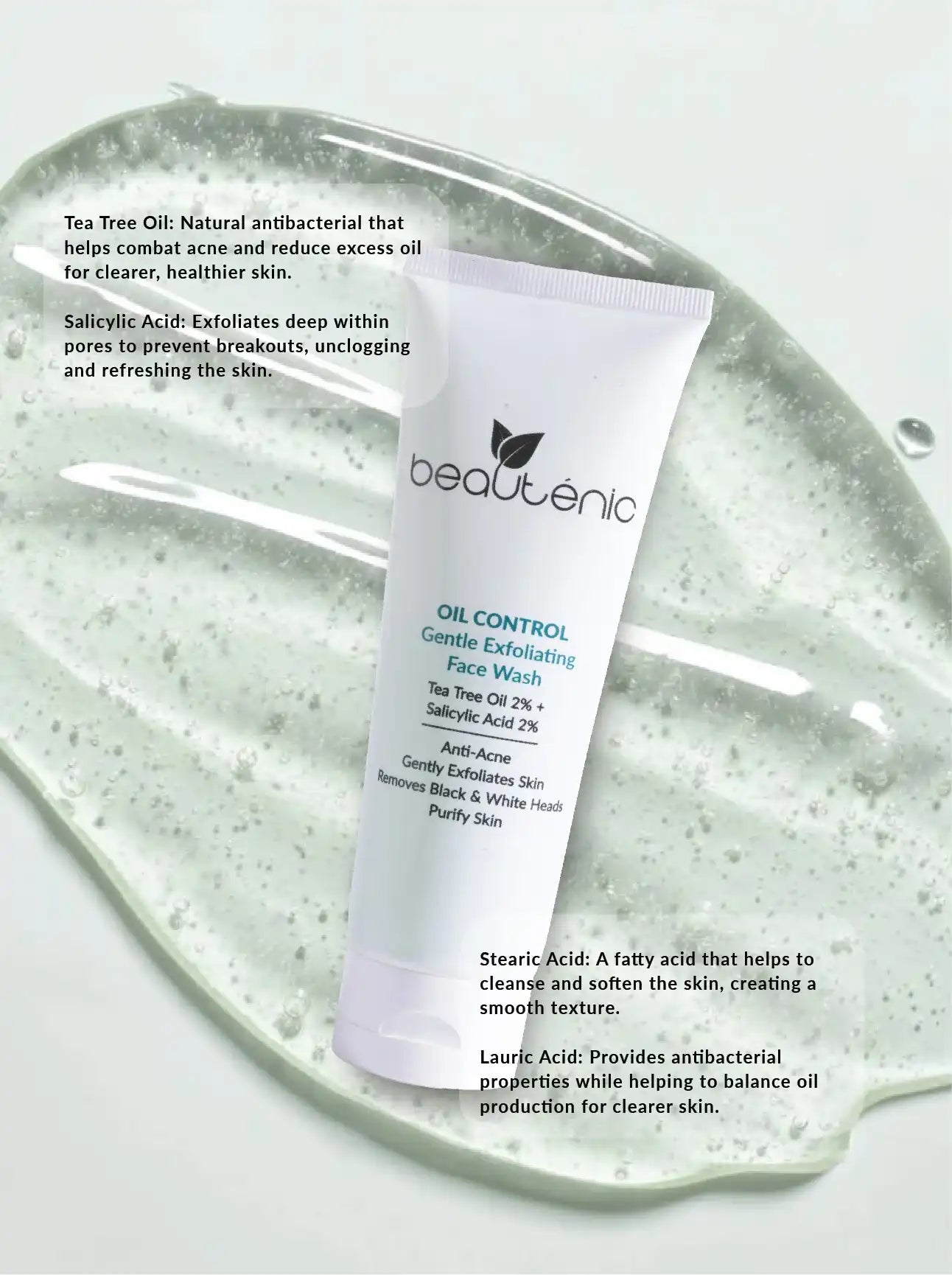 Oil Control Facewash (Tea Tree Oil with Salicylic Acid 2%)