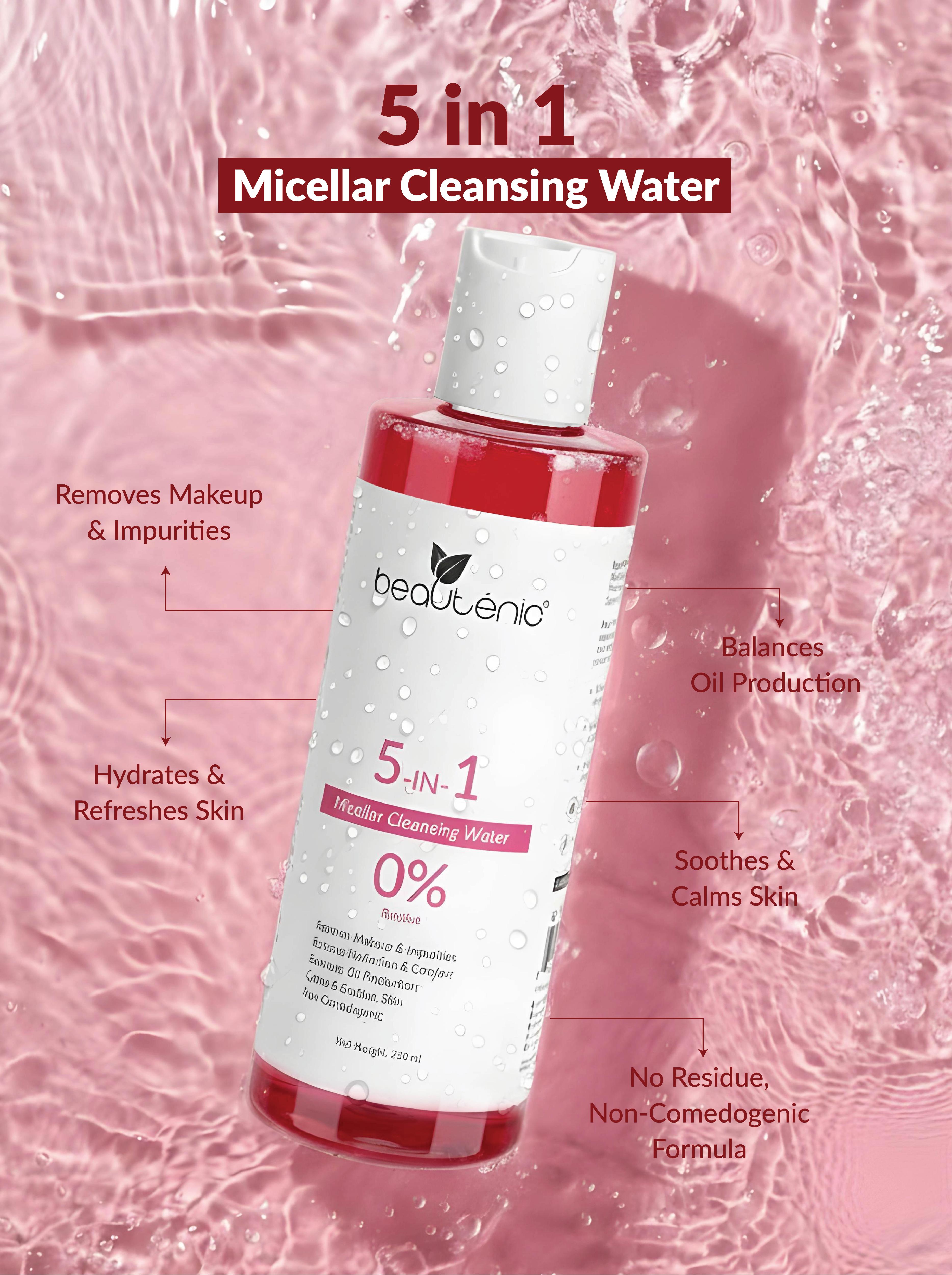 Beautenic 5 in 1 Micellar Cleansing Water