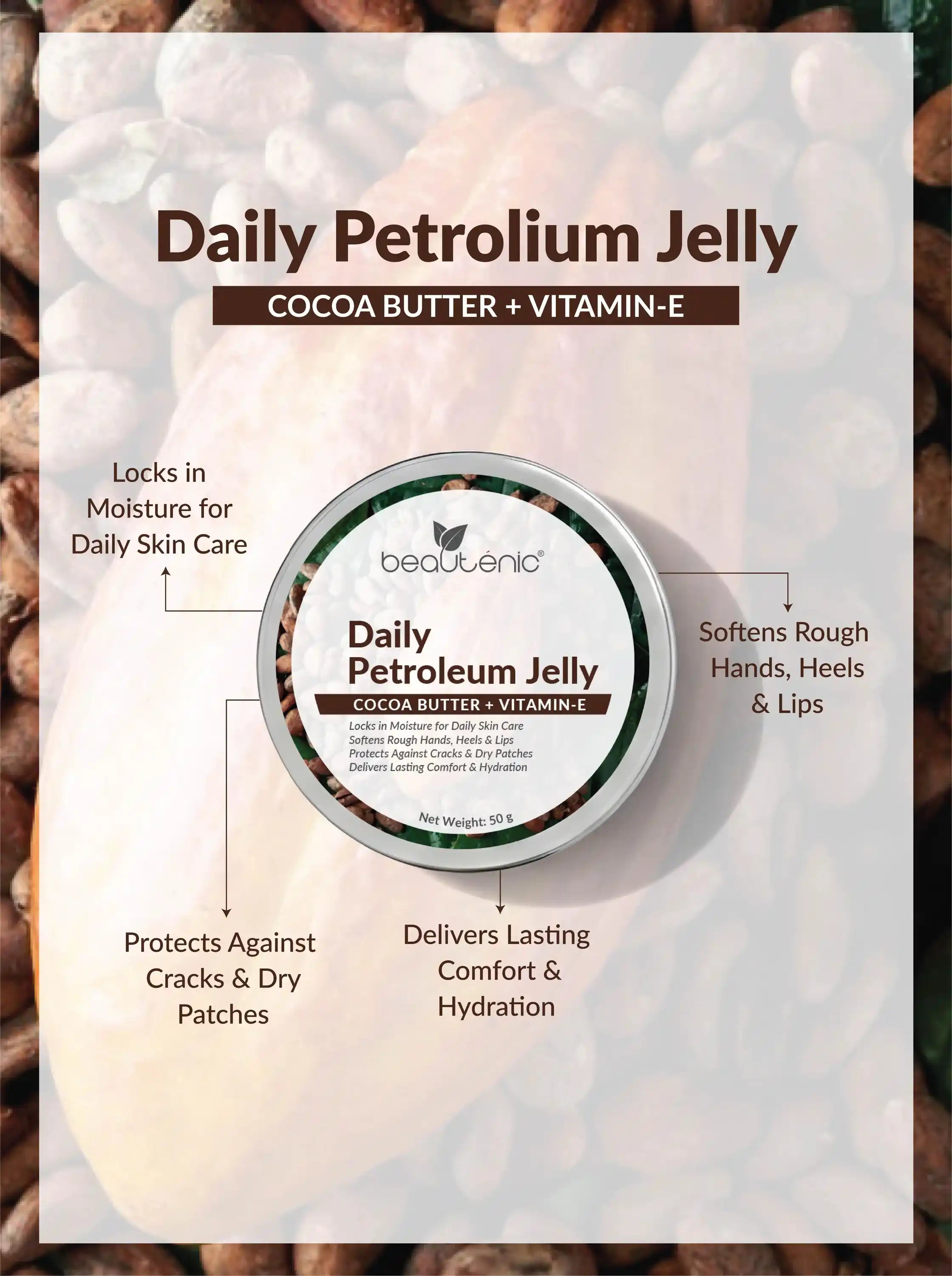 Daily Petroleum Jelly – Cocoa Butter + Vitamin E