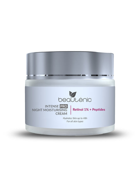 Intense Pro Night Moisturizing Cream - Retinol 1% + Peptides